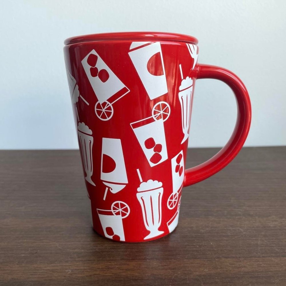 David's Tea Red Soda Shop Mug